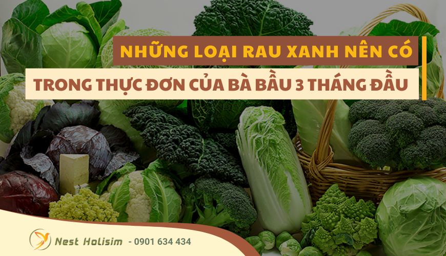 NHỮNG LOẠI RAU XANH NÊN CÓ TRONG THỰC ĐƠN CỦA BÀ BẦU 3 THÁNG ĐẦU THAI KỲ