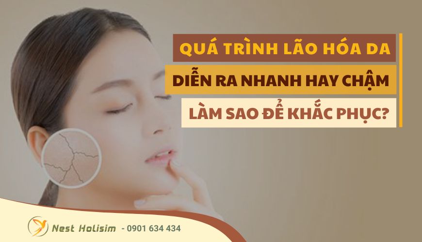 QUÁ TRÌNH LÃO HÓA DA DIỄN RA NHANH HAY CHẬM, LÀM SAO ĐỂ KHẮC PHỤC?