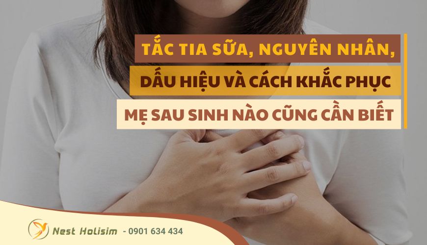 TẮC TIA SỮA, NGUYÊN NHÂN, DẤU HIỆU VÀ CÁCH KHẮC PHỤC MẸ SAU SINH NÀO CŨNG CẦN BIẾT